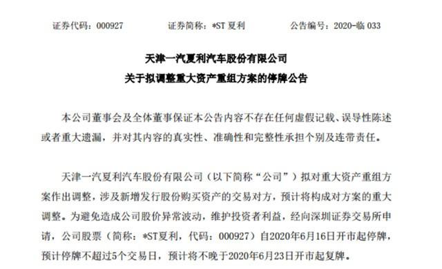 一汽夏利股票最新行情深度解析